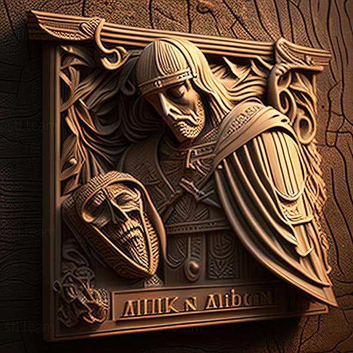 3D model King Arthur Fallen Champions game (STL)